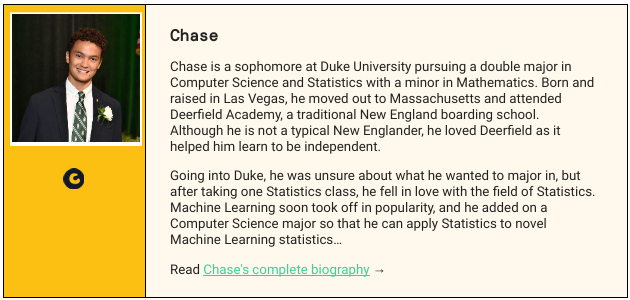 Chase bio
